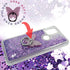 Motorola Moto G Stylus 5G Clear Case, ZASE Liquid Glitter Sparkle Bling Compatible with Moto G Stylus 5G Cute Girls Women Protective Flexible Cover Floating Quicksand w/Phone Ring Stand (Purple)
