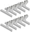 Winloop 10 PCS 4.72" Wide Big Size Heavy Duty Stainless Steel Chip Bag Clips,Food Clips For Air Tight Seal Grips Food Sealing Clamp Coffee Snack Bag Clip,Photo Paper Clamp,Home Kitchen Office(Large)