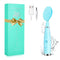 Sonic Facial Cleansing Brush, Lyrzzey Portable Handled Face Cleansing Brush with 5 Adjustable Speeds Vibrating Rechargeable Face Cleansing Brush for Deep Cleaning Gentle Exfoliating Massaging(Blue)