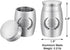 abooxiu 3 Inches Small Keepsake Urn for Human Ashes Aluminum Mini Cremation Urns Memorial Ashes Urn Miniature Burial Funeral Urns for Sharing Ashes Mini Keepsake Urn