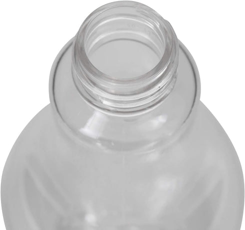 Houseables Fillable Light Bulb, Candy Container, Gold, Plastic, 100 ML, 1" W x 4.9" L, 24 Pack, 5.5 Oz, Clear, Fake Lightbulb, Jar for Drinking, Christmas Ornaments, Party Favors, Crafts, Decorations