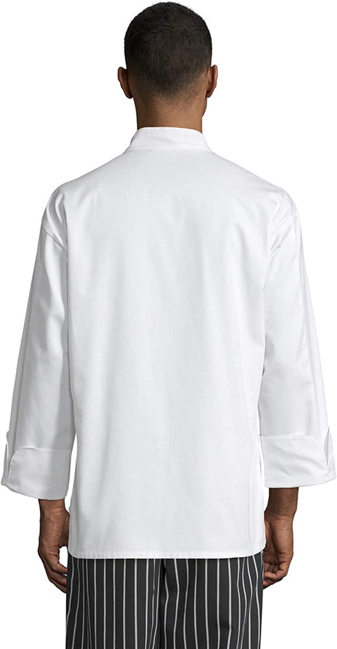 Uncommon Threads Unisex 7/8 Sleeve Chef Coat Cook Jacket with 8 Buttons