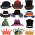 Kissral Photo Booth Props, 89 Pieces Funny Selfie Props with Sticks Costume Dress Up Accessories Photo Posing Props for Southwestern Party, Carnival Party, Wedding, Birthday Party