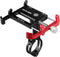 GUB Plus 6 Aluminum MTB Bicycle 3.5-6.2" Motorcycle Phone Holder Support GPS Mount for Bike Handlebar Accessories (Black-Red)