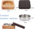Cute Cool Ashtray for weed with Lid Windproof FriyGardcn Wooden Ashtrays for Cigarettes 0utdoor or Indoor