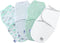 Delta Children Little Lambs Adjustable Swaddle Wrap, Premium Cotton, Unisex, Size Large, Fits Babies 3-6 Months, 14-18 lbs, Pack of 4