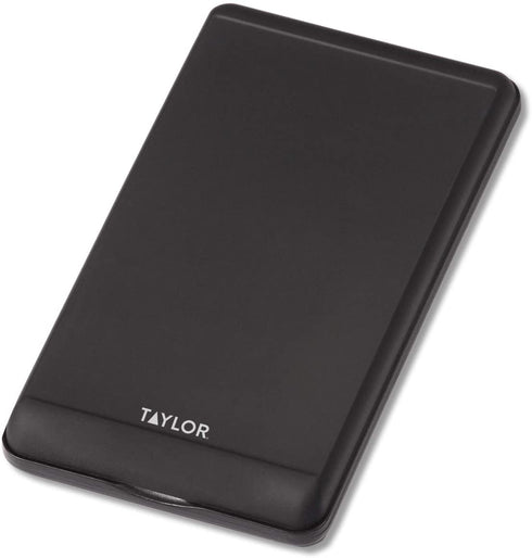 Taylor Precision Products Taylor High-Precision Digital Portioning Scale with Cover, 16OZ/500G, Black