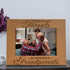 KATE POSH - Only The Best Parents get Promoted to Grandparents Picture Frame - Engraved Natural Wood Photo Frame - Grandma Gifts, Grandpa Gifts, for Grandparents (4x6-Horizontal)
