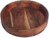 Kaizen Casa Wooden Round Shaped Serving Bowl For Fruit,Dessert Platter Tray Dish Kitchen Dining Fruit,Dessert,Snack