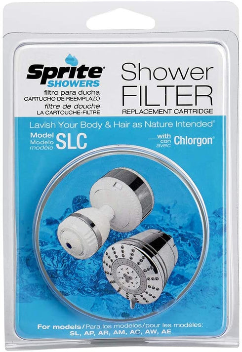 Sprite Slim-Line (SLC) Shower Filter Replacement Cartridge, Blue