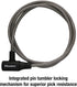 Master Lock 8154DPF Cable Lock with Key, 1 Pack
