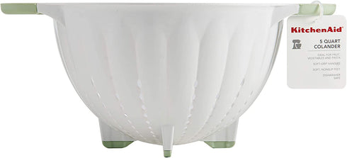 KitchenAid Classic Plastic Colander, 5-Quart, Pistachio