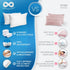 Everlasting Comfort Waterproof Pillow Protectors Standard Size, 2-Pack - Zippered Design to Prevent Bedbugs, Dust Mites and Allergens - Hypoallergenic Pillow Case Cover - Set of 2, White