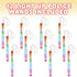 ArtCreativity Light Up Police Wands, Set of 12, Flashing LED Wand Sticks with Lanyards, Thrilling Light Show, Batteries Included, Fun Birthday Party Favors, Carnival Prize, Goodie Bag Fillers for Kids