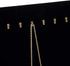 Foraineam 3 Pack Black Velvet Jewelry Display with 17 Hooks Necklace Tray Organizer Pad Bracelets Pendants Chains Showcase Stands