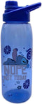 Silver Buffalo Disney Lilo and Stitch Nope Not Today Tritan Water Bottle, Screw Top Lid, 28 Ounces