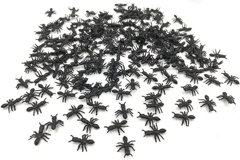 ALIMITOPIA 200pcs Fake Black Ant Realistic Imitation Bug for Halloween Prank Props (Ant,Black)