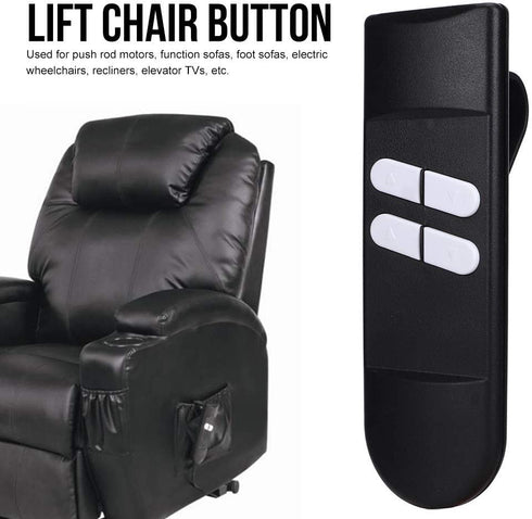 Remote Hand Controller with 4 Button Connection Lift Chair Power Recliner Electric Sofa Manual Hand Controller