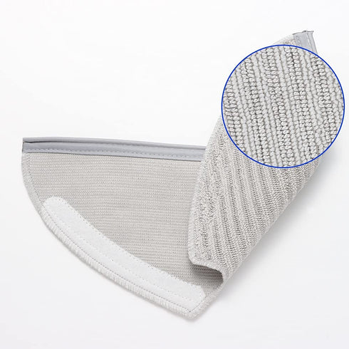 10pcs Replacement Full Microfiber Mopping Pads Washable Vacuum Cleaner Mop Cloths for XiaoMi Roborock S5 Max S6 Pure S6 MaxV S5 S51 S50 S55 Xiaowa E25 E35