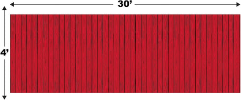 Red Barn Siding Backdrop Party Accessory (1 count) (1/Pkg)
