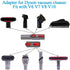 Vacuum Cleaner Accessories and Horse Hair Dust Brush Attachment Compatible with Dyson DC59 V6 V7 V8 V10 V11 V15 HouseHold Cleaning Tool Kit