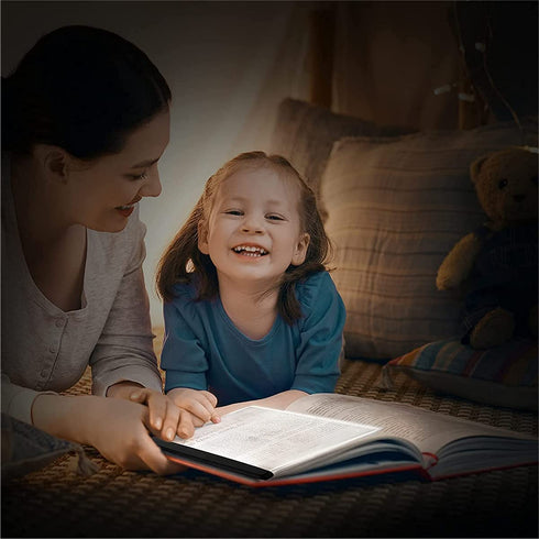 TOOZOON 2PCS Book Light LED Reading Light Night Light Book Family Study Light Eye Care Reading Lamp Portable Bookmark Light for Reading in Bed, Car (Black) Black2
