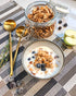 Organic Golden Crunchy Granola, 6 Ounces - Small Batch, Handcrafted, Bulk, Great as Snack and for Breakfast Cereals, Contains Hazelnuts, Pecan Nuts, Almonds, Coconut, Flax and Sunflower Seeds