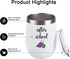 Teacher Gift, Before School After School Teacher Coffee Mug and Wine Tumbler Set, Thank You Appreciation Gift for Teacher Professor Teaching Assistant, 12 Oz Stainless Steel Tumbler 11 Oz Coffee Mug
