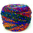 Revolution Fibers Recycled Sari Silk Yarn, Multi-Color Pure Silk Yarn, Made from Handspun Used Sari Fabric Ribbon Scraps, Rainbow Yarn for Knitting, Weaving & Crocheting 100 Grams per Ball (1-Pack)