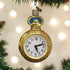 Old World Christmas Pocket Watch Glass Ornament Free Box 32423 New