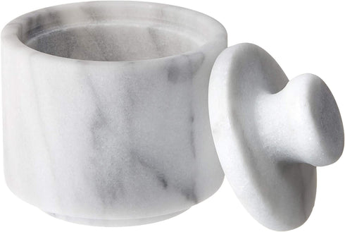 Fox Run Marble Salt Cellar, White 3" x 3"