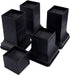 BTSD-home 6 Inch Heavy Duty Bed Risers Stackable Multi Height Furnture Risers Adjustable to 6, 4 or 2 Inch Heights, 8 Pieces Set