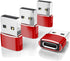 Elebase USB to USB C Adapter 4Pack,Type C Female to A Male Cable Converter for Apple Watch Ultra iWatch 7 8 SE,iPhone 14 13 12 11 Pro Max Plus,Airpods,iPad 8th 9th 10th Air 4th 5th Mini 6th Generation