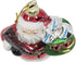 HERSHEY'S Kurt Adler Glass Santa Bar Ornament, 5-Inch
