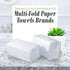 AdirHome Bamboo Paper Towel Dispenser 4.8" x 11.6" x 7.8" - Wall Mount or Countertop for Multifold Hand Napkins - Bathroom, Kitchen, Home or Commercial Use (Bamboo)