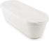 Tovolo Glide-A-Scoop, Non-Slip Base, Insulated Ice Cream Tub, 2.5 Quart, White