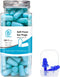 Lysian Ultra Soft Foam Earplugs 60 Pairs, 38dB SNR Ear Plugs for Sleeping, Travel, Shooting (Lake Blue)