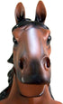 Brown Horse Wine Bottle Holder 6 1/2 Inch
