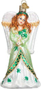 Old World Christmas Collection Glass Blown Ornaments for Christmas Tree Irish Angel