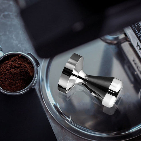 Coffee tamper Espresso Coffee Press Hand Tamper 58mm with Silicone Tamper Mat