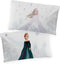Jay franco Disney Frozen Spirit of Adventure Glow in The Dark 2 Pack Reversible Pillowcases Features Elsa & Anna - Double-Sided Kids Super Soft Bedding (Official Disney Product)