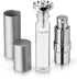 True Martini Atomizer Bar Mister with Refillable Funnel for Vermouth Spray Glass Canister with Stainless Steel Case, 1 Count (Pack of 1), Silver