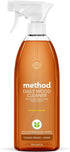 Method Daily Wood Cleaner, Plant-Based Formula that Cleans Shelves, Tables, and Other Wooden Surfaces While Removing Dust & Grime, Almond Scent, 828 ml Spray Bottles, 1 Pack, Packaging May Vary