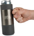 Toadfish Slim Non-Tipping Can Cooler for 12oz Cans - Suction Cup Cooler For Beer & Soda - Stainless Steel Double-Wall Vacuum Insulated Cooler - Sturdy Beverage Holder (Graphite)