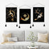DAWNTREES Tapestry for Bedroom Teen Girl | wall Moon Tapestry Aesthetic | Moon Phase Tapestry | Tapestry Aesthetic for Room, Living Room,Dorm(50CMX35CM) (3 pieces)