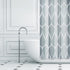 Gelbchu Grey Stall Small Fabric Shower Curtain, Waterproof Design and Polyester, Quick-Drying, Weighted Hem, Short Shower Curtains Set for Bathroom W 36 x H 72, Durable and Washable with 8 Hooks