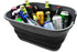 SAMMART 17.5L (4.6 Gallon) Small Collapsible/Foldable/Pop Up/Portable Washing Tub, Water Capacity 13.5L (1, Grey/Black)