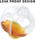 9oz Disposable Plastic Cups with Dome Lids (No Hole),50 pack Dessert Cups for Plastic Fruit, Ice Cream Cake and Mini Snack Bowls€¦