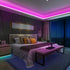 Led Strip Lights 50ft, Led Lights for Bedroom with Remote and Bluetooth App Control, Music Sync RGB Color Changing Led Light Strips for Room, Bedroom, Kitchen