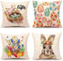 4TH Emotion Spring Easter Throw Pillow Covers Bunny Egg Chick Cushion Case for Sofa Couch 18x18 Inches Polyester Linen Set of 4